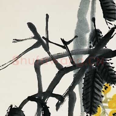 近现代 齐白石国画 枇杷 超高清图片网盘下载