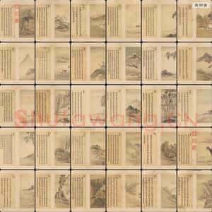 清代 余省 张为邦 合画兽谱册第二册