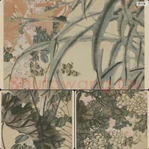 清代 赵之谦 花卉条屏