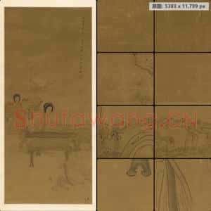 明代 陈洪绶 听琴轴