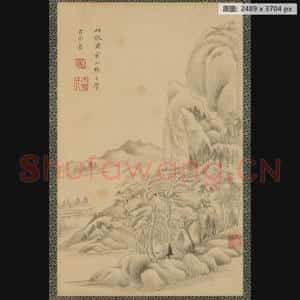 明代 董其昌 山水册页