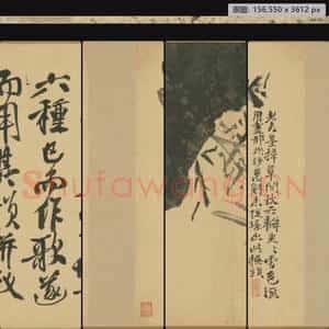 明代 徐渭 墨花卷