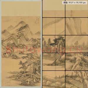 清代 王鉴 山水图轴