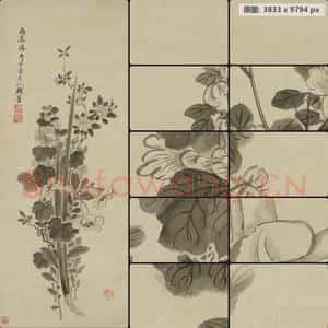 清代 王时敏 端午图轴