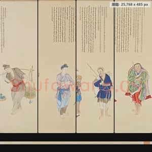 清代 佚名 画职贡图卷