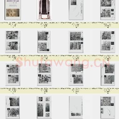 唐代 褚遂良《雁塔圣教序记录》全本图片 日文版 荒金大琳 共336页