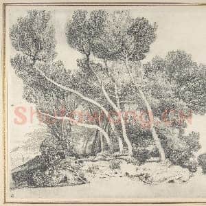 [瑞士素描作品]亚历山大·卡拉姆-风景.tif
