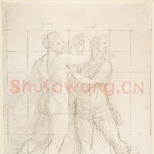 [意大利素描作品]安德烈亚·阿皮亚尼-缪斯女神塔利亚与厄拉托.tif