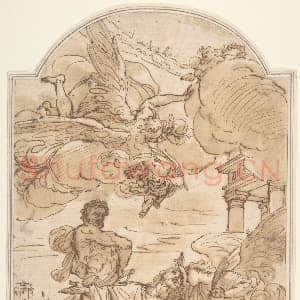 [意大利素描作品]传为乌巴尔多·甘多尔菲-大圣雅各被斩首.tif