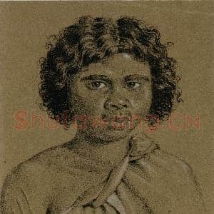 [澳大利亚素描作品]查尔斯·罗迪乌斯(1802-1860)新南威尔士州肖尔黑文部落莫里朗.tif