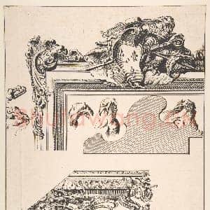 [法国素描作品]吉勒-马里·奥普诺尔-画框设计.tif