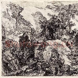 [意大利素描作品]乔瓦尼·B·皮拉内西(1720-1778)骷髅.tif