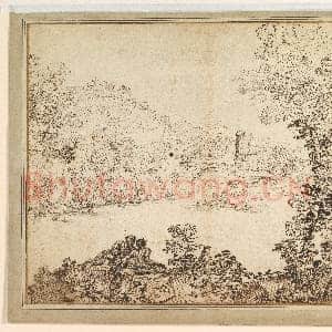 [意大利素描作品]乔瓦尼·弗朗切斯科·格里马尔迪-风景.tif