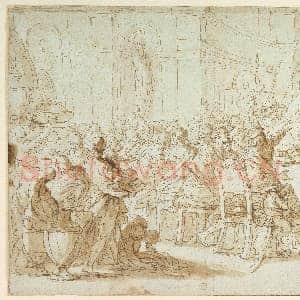[意大利素描作品]朱塞佩·皮亚托利-达摩克利斯之剑.tif