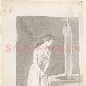 [西班牙素描作品]戈雅-井边的年轻女子.tif