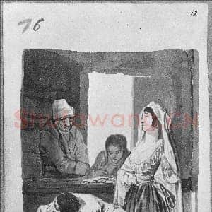 [西班牙素描作品]戈雅-慷慨与贪婪.tif
