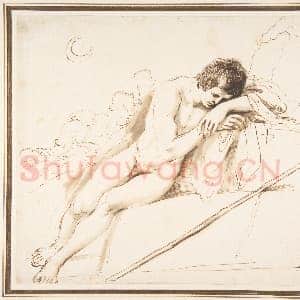 [意大利素描作品]圭尔奇诺-安睡的恩底弥翁.tif