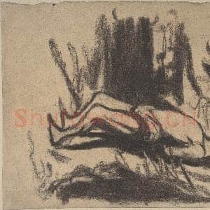 [法国素描作品]奥诺雷·杜米埃-圣塞巴斯蒂安.tif
