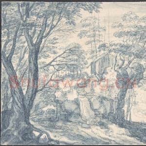 [荷兰素描作品]伊萨克·马约尔-风景.tif