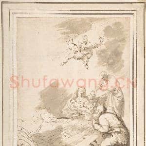 [西班牙素描作品]胡塞佩·德·里贝拉-牧羊人的朝拜.tif