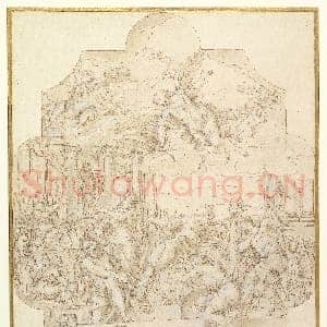 [意大利素描作品]米开朗琪罗·切鲁蒂-圣阿纳斯塔西娅殉难.tif