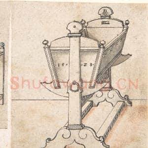 [德国素描作品]彼得·弗洛特纳-摇篮透视画.tif