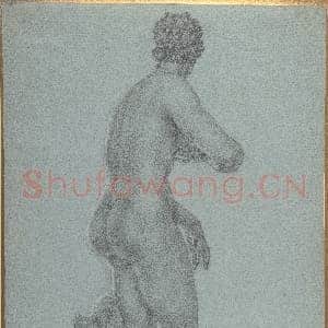 [佛兰德斯素描作品]佛兰德斯画派彼得·范林特-美第奇的维纳斯 背面视角.tif