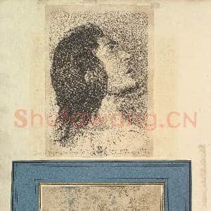 [英国素描作品]理查德·厄洛姆《沃波尔庄园图集》贴页.tif