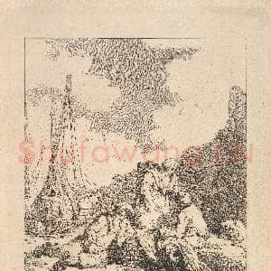 [英国素描作品]托马斯·罗兰森-海滨渔民.tif