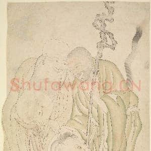 [中国素描作品]两罗汉.tif
