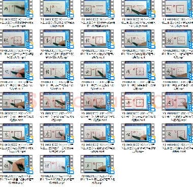 小学2年级 上册 同步课堂 生字 硬笔书法教学视频合集 共24集