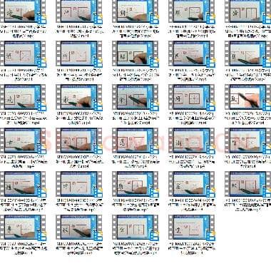 小学2年级 下册 同步课堂 生字 硬笔书法教学视频合集 共29集