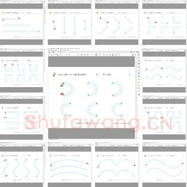 幼儿控笔运笔训练 日本网红运笔 版本2