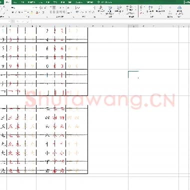 数字1-10和笔画描红.xls