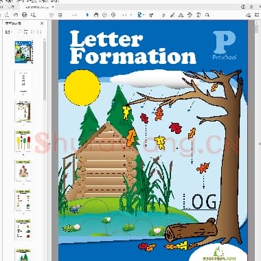 儿童硬笔运笔连线训练 letter formation.pdf