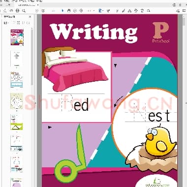 儿童硬笔运笔连线训练 preschool writing