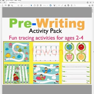 儿童硬笔运笔连线训练 单一线练习.pdf