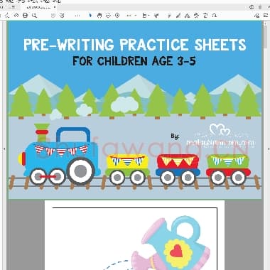 儿童硬笔运笔连线训练 学前练习笔画.pdf