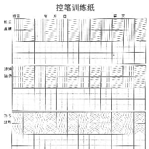 硬笔控笔训练辅助练习:控笔训练 黑白.JPG