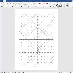 硬笔控笔训练辅助练习:米字格.DOC