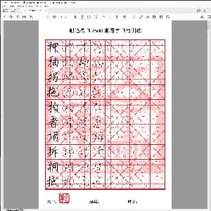 硬笔控笔训练辅助练习:硬笔2500课堂训练8至9画.PDF