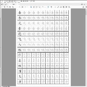 小学生硬笔楷书专用字帖:统编版语文一年级下册生字练字帖2.PDF