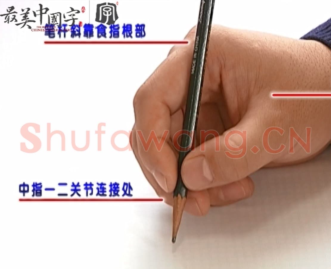 硬笔书法基础教学视频：握笔的姿势.mp4