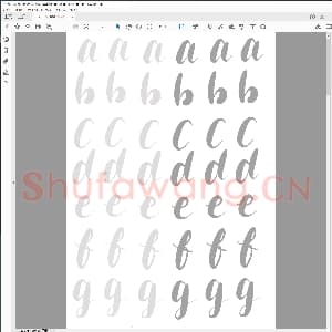 英文字母练习字帖：英文字母笔画.pdf