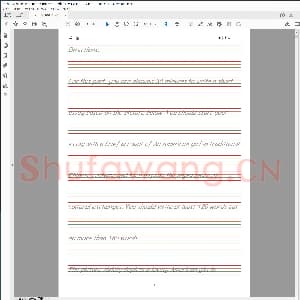 英语字帖衡水体：英文练字帖临摹描红字帖电子版.pdf