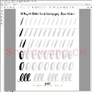 英文字母字帖：30天英文字母字帖-Basic Strokes.pdf