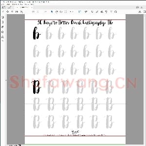 英文字母字帖：30天英文字母字帖-Bb.pdf