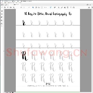 英文字母字帖:30天英文字母字帖-Rr.pdf