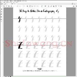 英文字母字帖：30天英文字母字帖-Zz.pdf