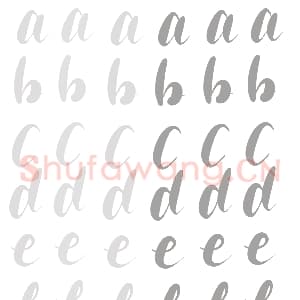 英语字帖：英文笔画字帖-1.jpg